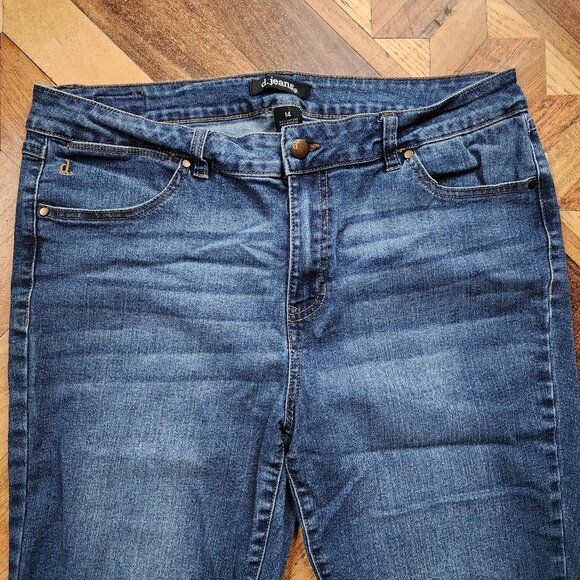 D. Jeans Cropped Pedal Pusher Jeans Size 14 - Picture 4 of 11